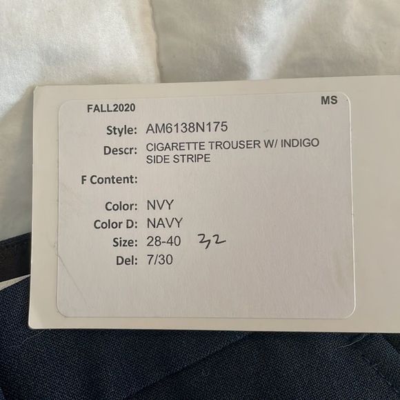 New with tags seven for all mankind cigarette trousers - Picture 4 of 4